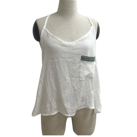 2016 New Fashion Women Summer Backless Vest Tops Sleeveless shirt Tank Tops Blouse white