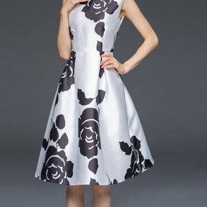 Fashion Chic Floral Pullover Expansion Women's Day Dress