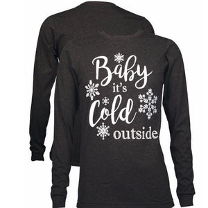 Women Christmas Snowflake Letter Printed Casual Blouse  Fashion Tops