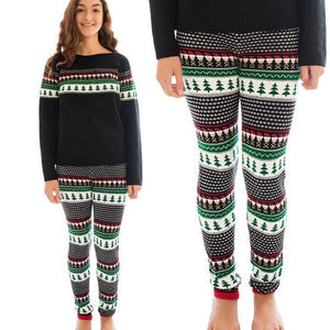 Fashion Women Christmas Skinny Printed Stretchy Pants Leggings