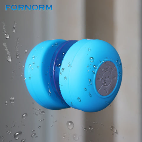 FORNORM Bluetooth Speaker Portable Mini Wireless Waterproof Shower Speaker for Phone MP3 Receiver Hand Free Car Speaker