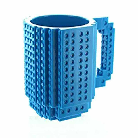 Creative DIY Build-on Brick Mug Lego Style Puzzle Mugs, Building Blocks Coffee Mug