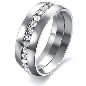 Eternity Crystal Love Ring
