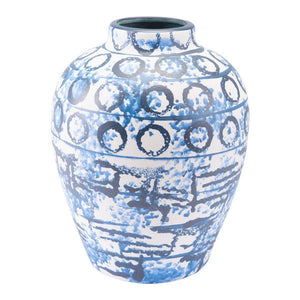 Ree Md Vase Blue & White